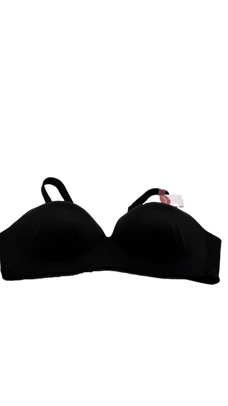 NWT Cacique Lane Bryant Womans T-Shirt Bra Black Lightly Lined NO WIRE 46 D